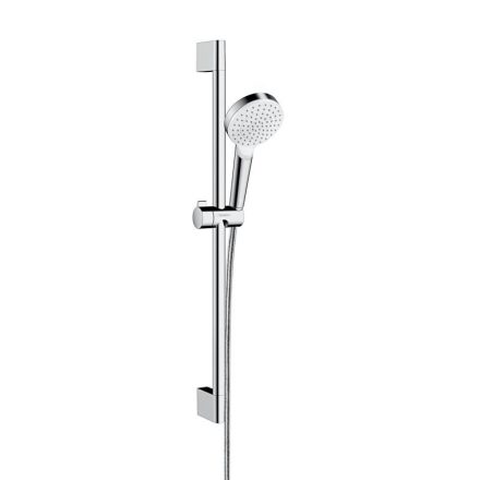 Hansgrohe Crometta zuhanyszett 1jet 65 cm-es zuhanyrúddal, króm/fehér 26533400