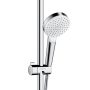 Hansgrohe Crometta zuhanyszett 1jet 65 cm-es zuhanyrúddal, króm/fehér 26533400