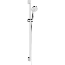   Hansgrohe Crometta zuhanyszett 1jet 90 cm-es zuhanyrúddal, EcoSmart, fehér/króm 26539400