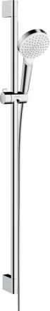 Hansgrohe Crometta zuhanyszett 1jet 90 cm-es zuhanyrúddal, EcoSmart, fehér/króm 26539400