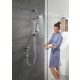 Hansgrohe Crometta zuhanyszett Vario 65 cm-es zuhanyrúddal és szappantartóval, króm/fehér 26553400
