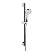   Hansgrohe Crometta zuhanyszett 1jet 65 cm-es zuhanyrúddal, Green, fehér/króm 26554400