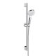 Hansgrohe Crometta zuhanyszett 1jet 65 cm-es zuhanyrúddal, Green, fehér/króm 26554400