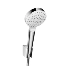   Hansgrohe Crometta zuhanytartó szett 1jet 160 cm-es zuhanytömlővel, EcoSmart, fehér/króm 26569400