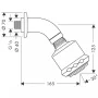 Hansgrohe Clubmaster 85 fejzuhany EcoSmart 26606000