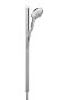 Hansgrohe Raindance Select S zuhanyszett 150 3jet 90 cm-es zuhanyrúddal, króm/fehér 26626400