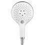 Hansgrohe Raindance Select S zuhanyszett 150 3jet 90 cm-es zuhanyrúddal, króm/fehér 26626400