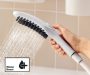 Hansgrohe Dogshower 150 kézizuhany kutyák részére 3 funkciós masszírozó szilikonfúvókákkal, matt fehér 26640700