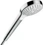 Hansgrohe Croma Select S kézizuhany Multi, króm/fehér kivitelben