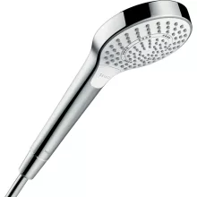 Hansgrohe Croma Select S kézizuhany 110 Multi EcoSmart, króm/fehér kivitelben