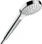 Hansgrohe Croma Select S kézizuhany 110 Multi EcoSmart, króm/fehér kivitelben
