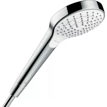 Hansgrohe Croma Select S kézizuhany 110 Vario EcoSmart, króm/fehér kivitelben