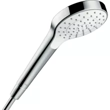 Hansgrohe Croma S Kézizuhany 110 1jet Ecosmart, króm/fehér kivitelben