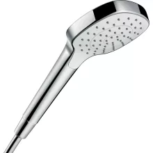 Hansgrohe Croma E 1jet kézizuhany EcoSmart, króm/fehér kivitelben