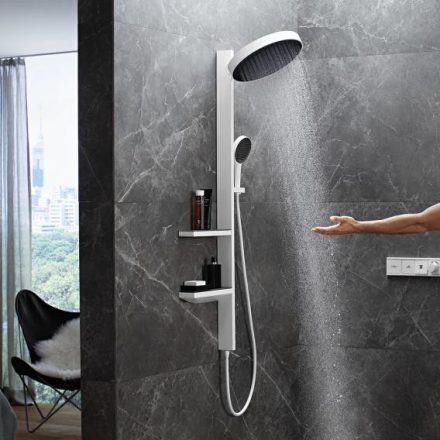 Hansgrohe Rainfinity matt fehér zuhanyrendszer 360 1jet falsík alatti szereléshez 26842700