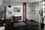 Hansgrohe Rainfinity Fali kimenet integrált polccal, bal oldali zuhanytartóval, matt fekete 26843670