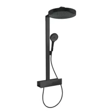   Hansgrohe Rainfinity 1 jet zuhanyrendszer 360, ShowerTablet 350, matt fekete 26853670