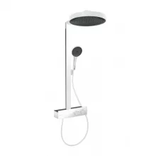   Hansgrohe Rainfinity 1 jet zuhanyrendszer 360, ShowerTablet 350, matt fehér 26853700