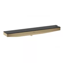   Hansgrohe Rainfinity Fali kimenet integrált polccal, jobb oldali zuhanytartóval, szálcsiszolt bronz 26858140