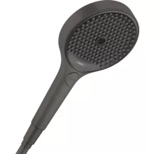   Hansgrohe Rainfinity 130 3jet szálcsiszolt fekete/króm kézizuhany 26864340