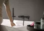 Hansgrohe Rainfinity Keskeny kézizuhany szálcsiszolt fekete króm kivitelben