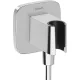 Hansgrohe FixFit Q zuhanytartó fali csatlakozóval, króm 26887000
