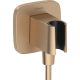 Hansgrohe FixFit Q zuhanytartó fali csatlakozóval, bronz 26887140