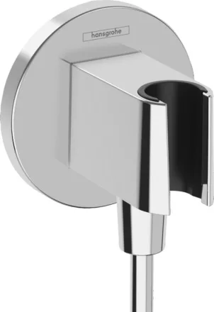 Hansgrohe FixFit Porter S zuhanytartó fali csatlakozóval, króm 26888000