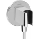 Hansgrohe FixFit Porter S zuhanytartó fali csatlakozóval, króm 26888000