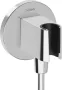 Hansgrohe FixFit Porter S zuhanytartó fali csatlakozóval, króm 26888000