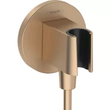   Hansgrohe FixFit Porter S zuhanytartó fali csatlakozóval, bronz 26888140