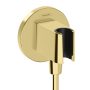 Hansgrohe FixFit Porter S zuhanytartó fali csatlakozóval, arany 26888990