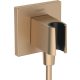 Hansgrohe FixFit E zuhanytartó fali csatlakozóval, bronz 26889140