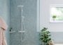 Hansgrohe Croma Select S zuhanyrendszer termosztáttal és kézizuhannyal, matt fehér 26890700