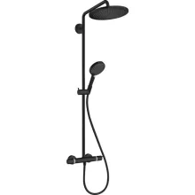   Hansgrohe Croma Select S zuhanyrendszer, termosztátos, kézizuhannyal, EcoSmart, matt fekete 26891670