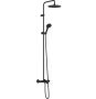 Hansgrohe Vernis Blend Showerpipe 240 zuhanyrendszer termosztátos kádcsapteleppel, matt fekete 26899670