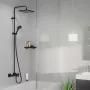 Hansgrohe Vernis Shape zuhanyrendszer 240 termosztáttal, matt fekete 26900670