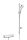 Hansgrohe Raindance Select E zuhanyrendszer 120 termosztáttal, 90 cm zuhanyrúd, króm/fehér 27039400