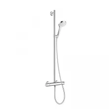   Hansgrohe Croma Select SemiPipe Multi termosztáttal, króm/fehér 27247400