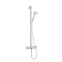Hansgrohe Croma Select SemiPipe Multi termosztáttal, króm/fehér 27247400