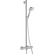   Hansgrohe Croma Select E Multi SemiPipe termosztáttal, króm/fehér 27248400