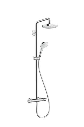 Hansgrohe Croma Select E zuhanyrendszer 180 2jet Ecosmart króm/fehér 27257400