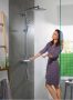 Hansgrohe Crometta E zuhanyrendszer termosztáttal 240 1jet, Ecosmart, króm 27281000