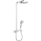 Hansgrohe Raindance Select E zuhanyrendszer EcoSmart, termosztátos csapteleppel, króm 27283000