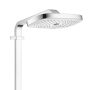 Hansgrohe Raindance Select E 300 zuhanyrendszer 2jet, termosztátos csapteleppel, fehér/króm 27283400