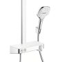 Hansgrohe Raindance Select E 300 zuhanyrendszer 2jet, termosztátos csapteleppel, fehér/króm 27283400