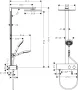 Hansgrohe Raindance E Zuhanyrendszer 300 1jet ShowerTablet 350, matt fehér 27361700