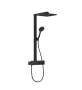 Hansgrohe Raindance E 300 zuhanyrendszer termosztátos csapteleppel EcoSmart, matt fekete 27362670