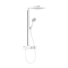  Hansgrohe Raindance E 300 zuhanyrendszer termosztátos csapteleppel EcoSmart, matt fehér 27362700