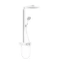 Hansgrohe Raindance E 300 zuhanyrendszer termosztátos csapteleppel EcoSmart, matt fehér 27362700